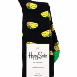 Happy Socks Colorful Pattern Crew Socks - Taco