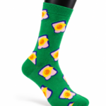 Happy Socks Colorful Pattern Crew Socks - Fried Egg