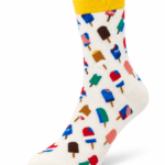 Happy Socks Playful Graphic Crew Socks Collection - Colorful Popsicles