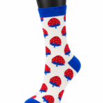 Happy Socks Colorful Graphic Crew Socks Collection - Strawberry