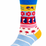 Happy Socks Assorted Graphic Crew Socks - Retro Summer Icons