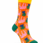 Happy Socks Assorted Graphic Crew Socks - Camel & Palm Trees