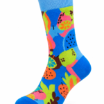 Happy Socks Assorted Graphic Crew Socks - Tropical Fruits Pattern