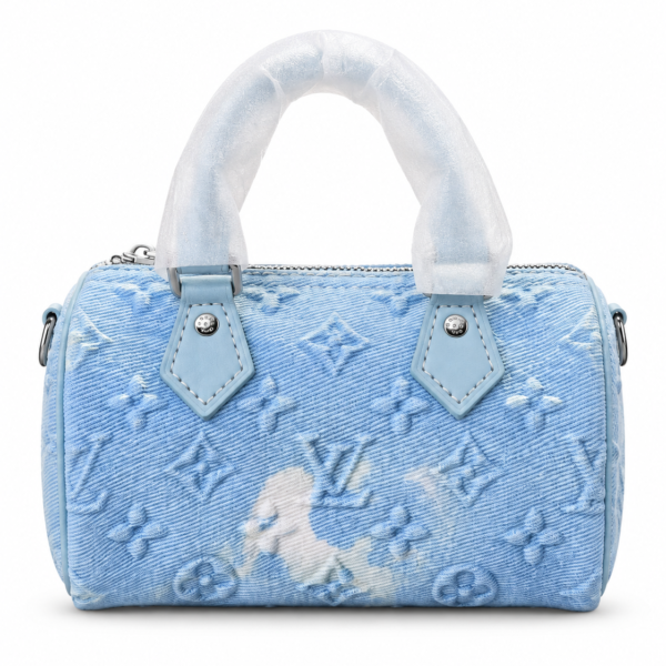 Louis Vuitton Denim Monogram Mini Speedy Bag