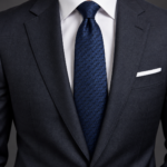 TIE - Dark Navy / Blue Pattern