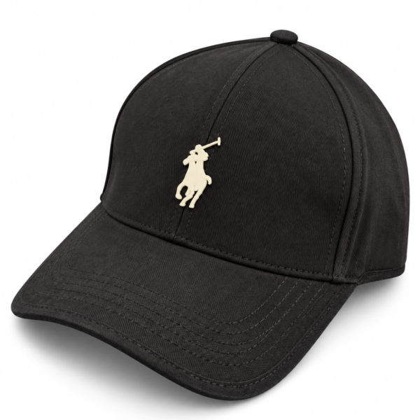 Polo Ralph Lauren Black Logo Baseball Cap
