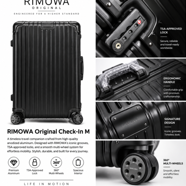 RIMOWA Original Check-In M – Black