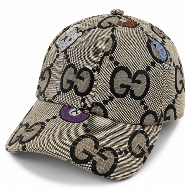 Gucci GG Pattern Baseball Cap – Beige