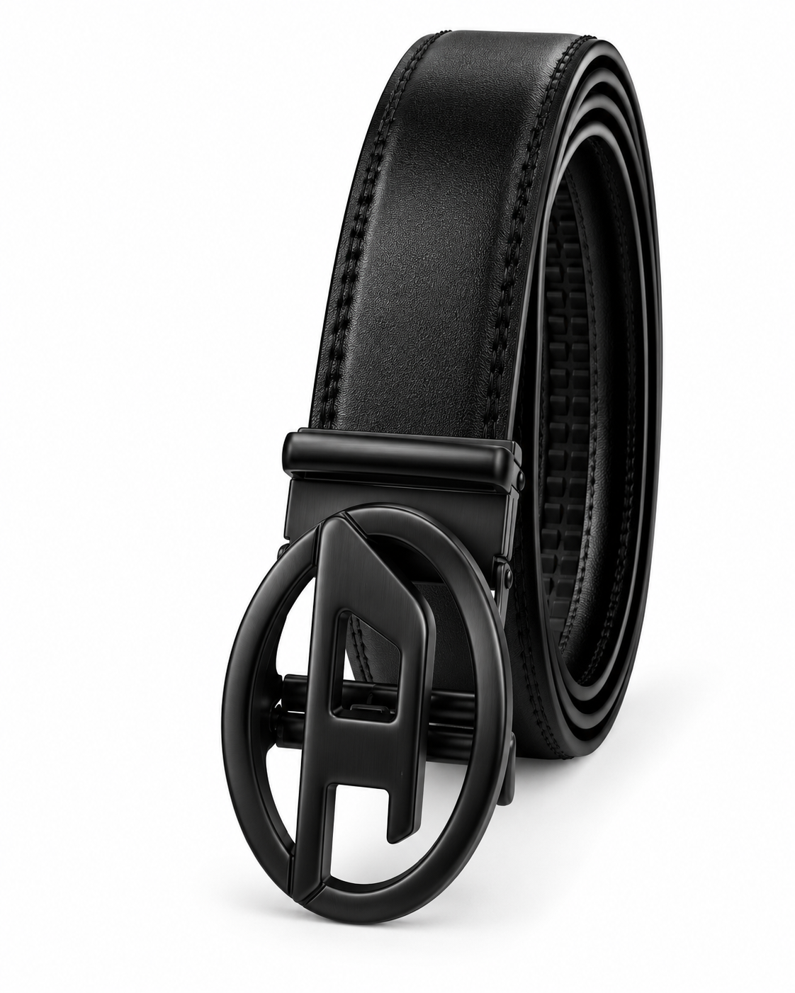 Diesel Black Ratchet Belt