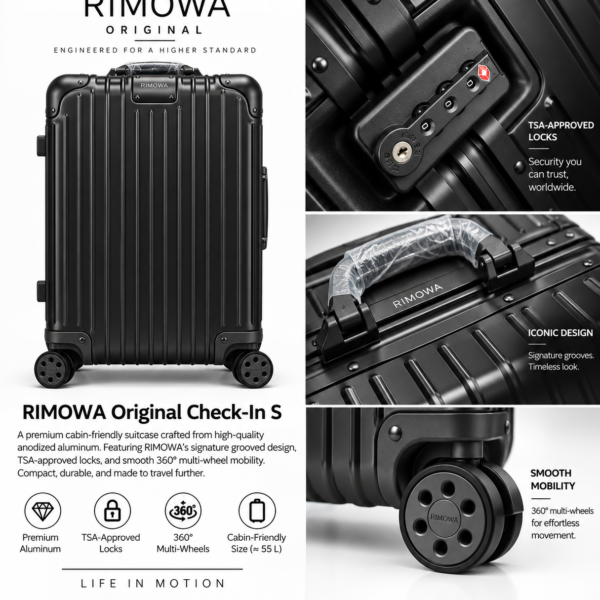 RIMOWA Original Check-In S – Black