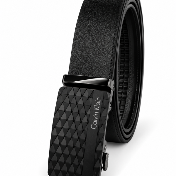 Calvin Klein Black Ratchet Belt