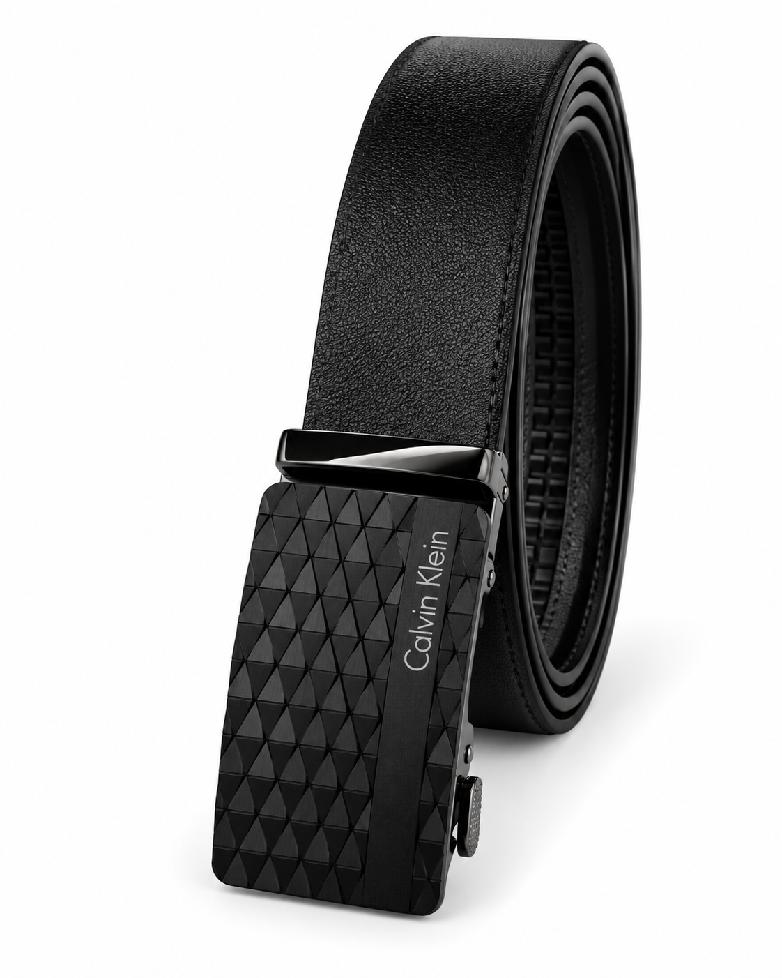 Calvin Klein Black Ratchet Belt
