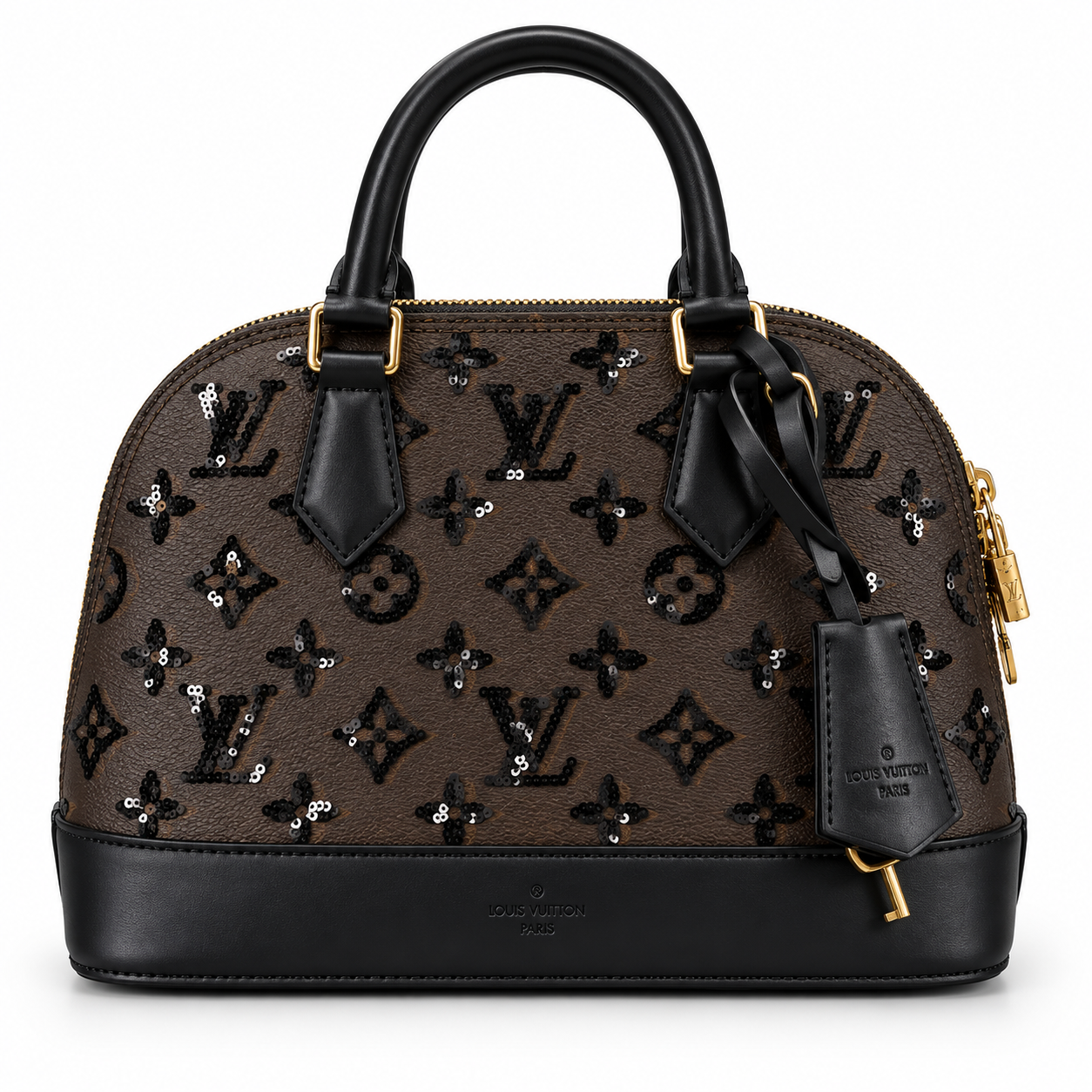 Louis Vuitton Sequined Monogram Alma Bag