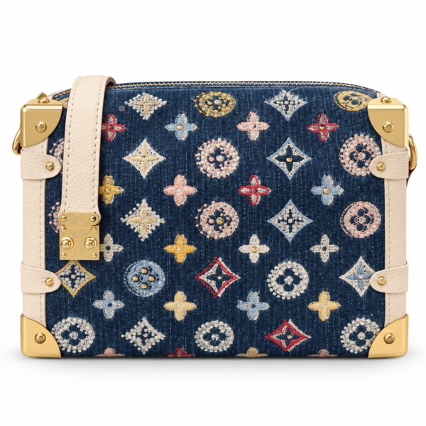 Louis Vuitton Denim Monogram Trunk Crossbody Bag