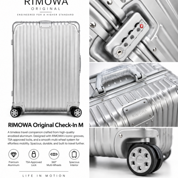 RIMOWA Original Check-In M – Silver