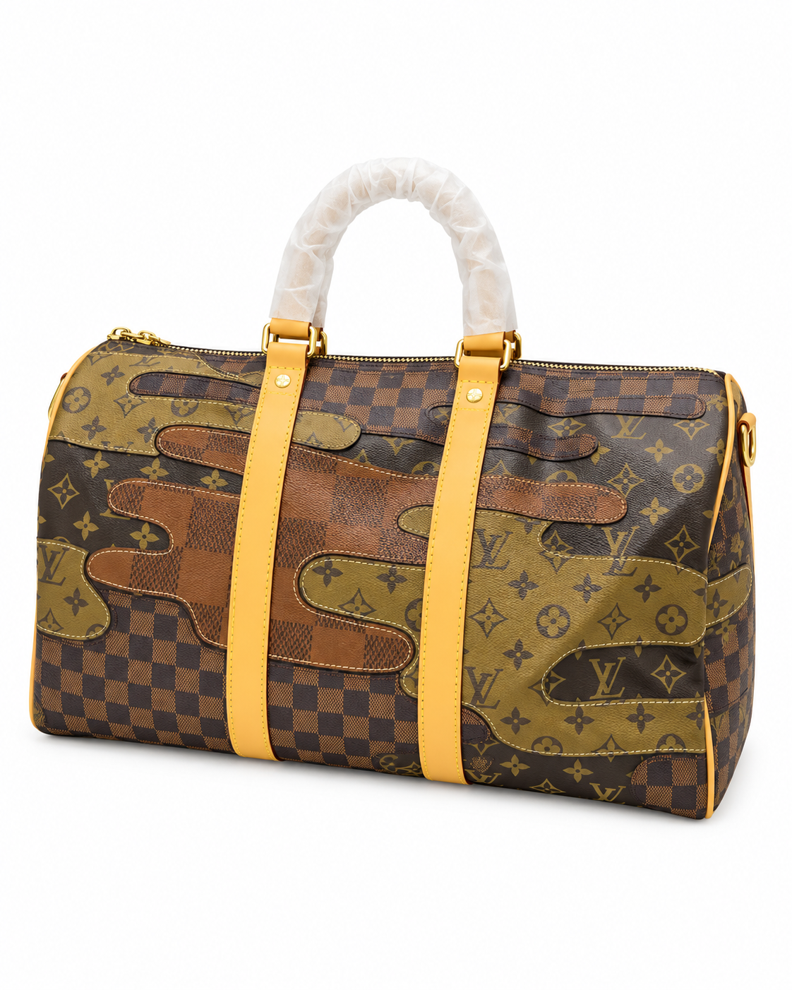 Louis Vuitton Patchwork Monogram & Damier Travel Duffle Bag
