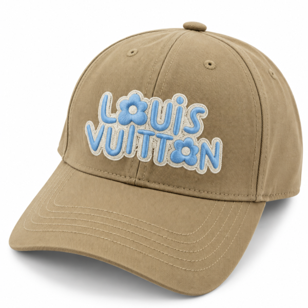 Louis Vuitton Floral Logo Baseball Cap – Khaki