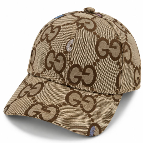 Gucci GG Jacquard Baseball Cap – Beige & Brown
