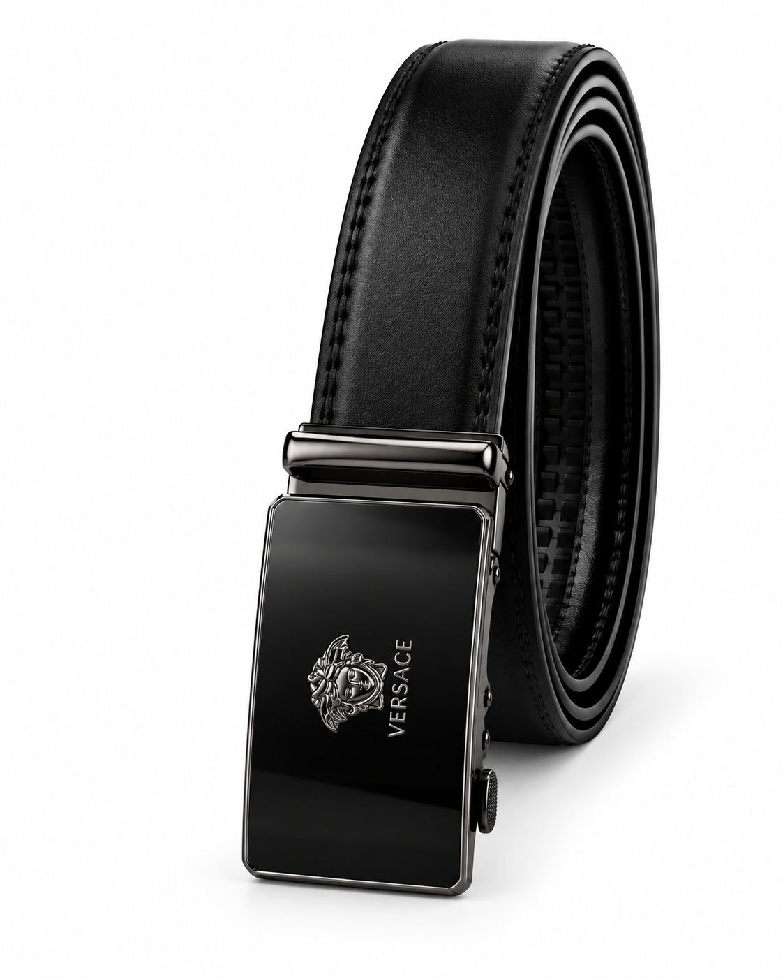 Versace Black Ratchet Belt