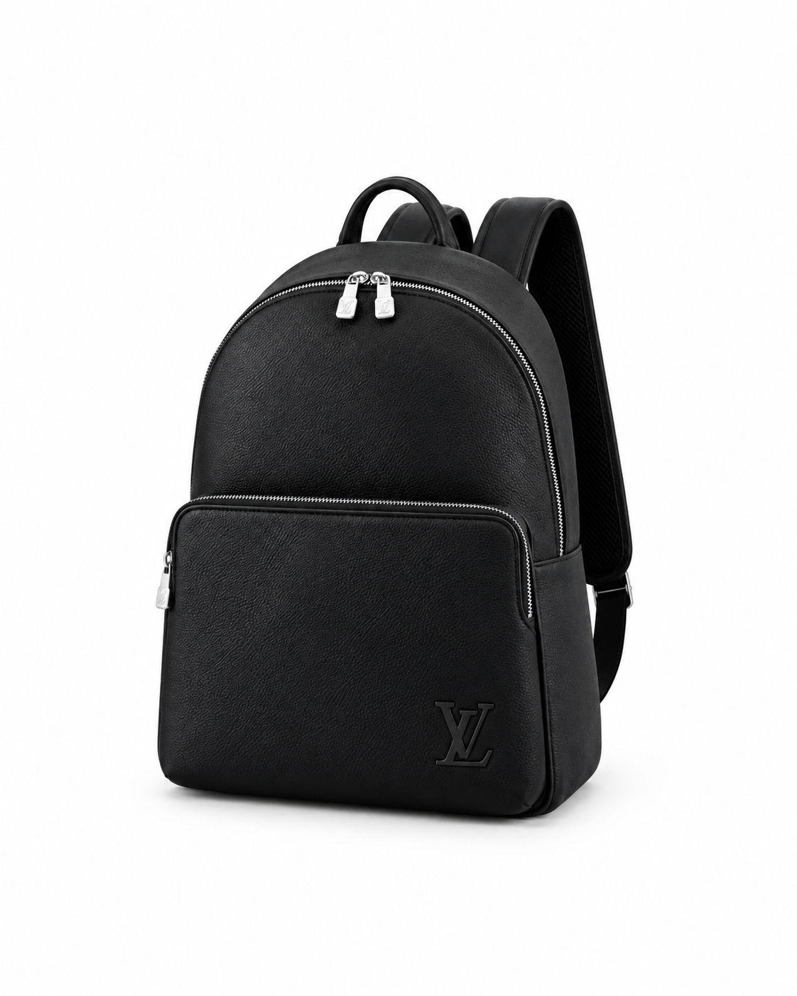 Louis Vuitton Black Leather Backpack