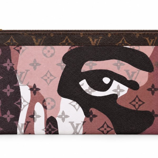 LV Monkey Art Monogram Pouch – Large Size
