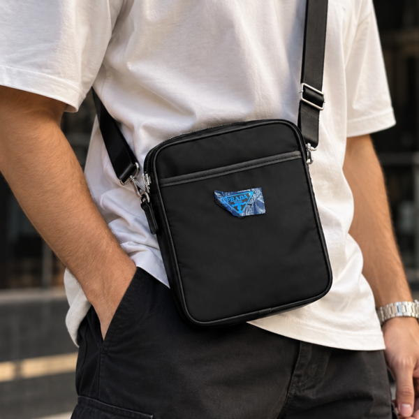 Prada Re-Nylon Crossbody Bag – Black