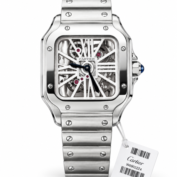 Cartier Santos Skeleton Open-Work Watch
