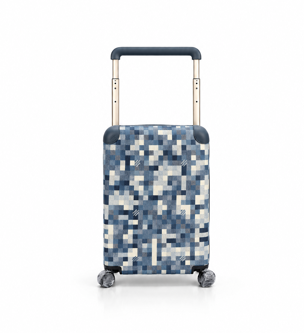 Louis Vuitton Denim Blue Carry-On Travel Bag