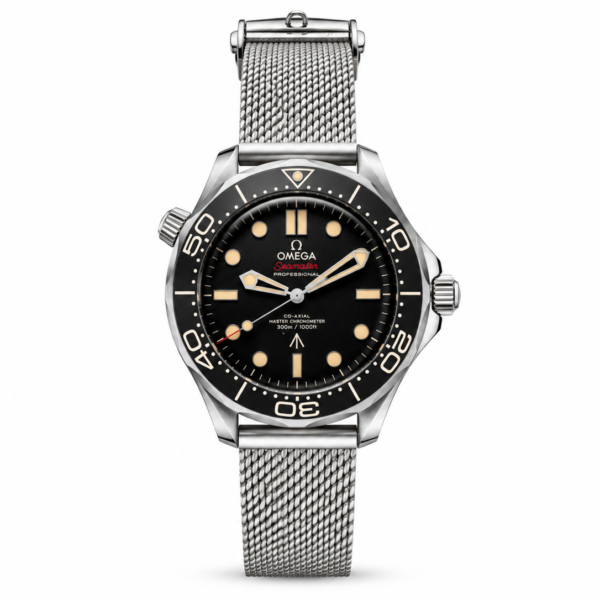 OMEGA Seamaster Black Mesh Watch