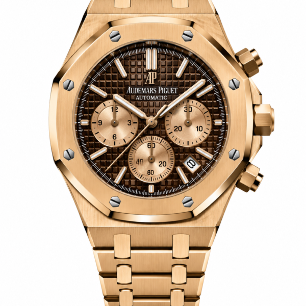 Audemars Piguet Royal Oak Chronograph – Gold & Brown Dial