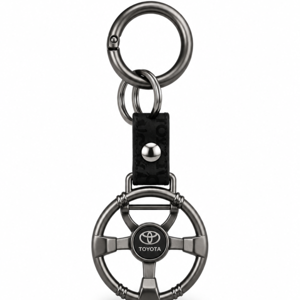 Toyota Steering Wheel Keychain