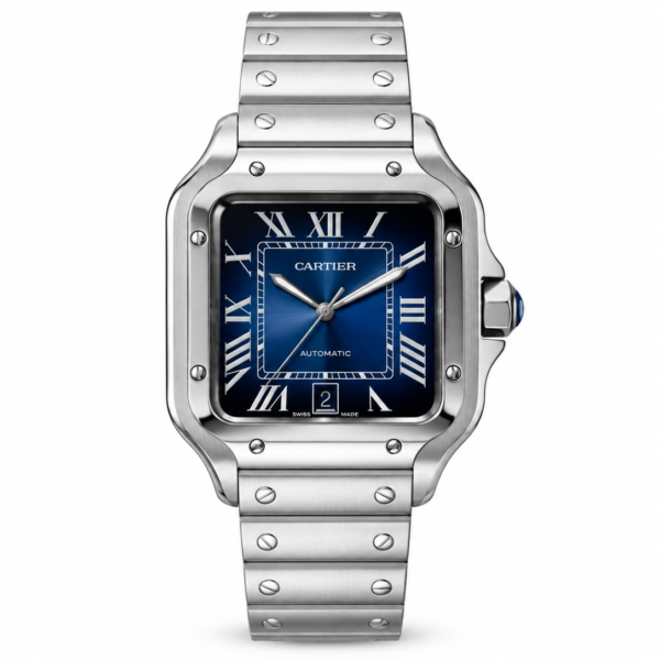 Cartier Santos Blue Dial Watch
